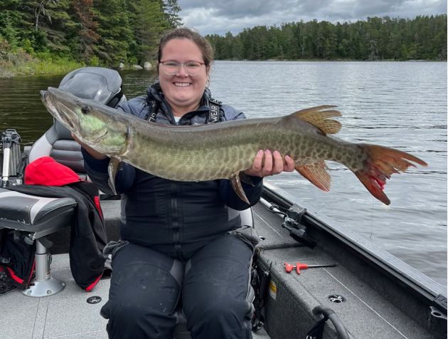 Fishing in Nestor Falls